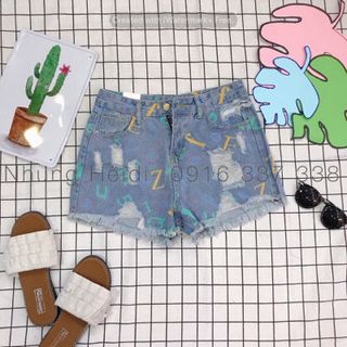 Quần short jean hình Có 3 hình