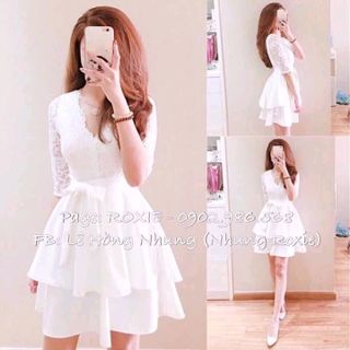 ĐẦM XÒE CỔ V QC