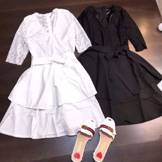 ĐẦM XÒE CỔ V QC
