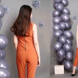 Sét bộ quần lửng áo thắt dây eo