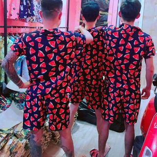 pizama hoa quả bộ