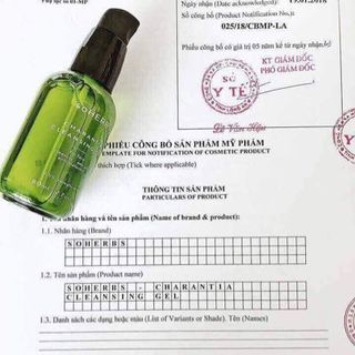 gel rửa mặt chiết xuất khổ qua soHerbs