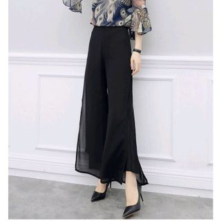 SÉT BỘ ÁO HỌA TIẾT LÔNG CÔNG QUẦN DÀI 2 LỚP CÁCH ĐIỆU