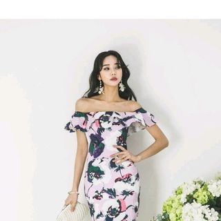 ĐẦM BODY TRỄ VAI 2 KIỂU