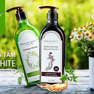 sữa tắm hồng sâm và dầu gội đầu thảo mộc