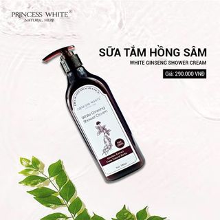 sữa tắm hồng sâm và dầu gội đầu thảo mộc