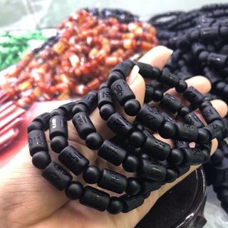 Combo 5 Vòng tay đá huyền khắc chữ 8 ly - MSP 817