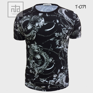 Áo thun nam in hình 3D T071