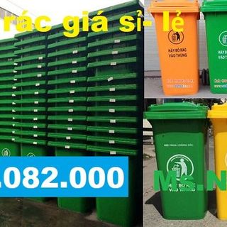 Đại lý cung cấp thùng rác 240 lít giá rẻ nhất bạc liêu giá sỉ