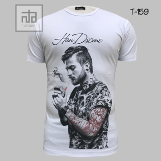 Áo thun nam in hình 3D T159