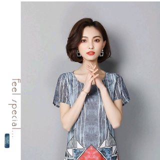 ĐẦM SUÔNG HỌA TIẾT NGÔI NHÀ