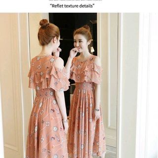 ĐẦM MAXI RỚT VAI PHỐ BÈO
