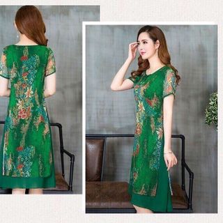 AO DAI CACH TAN HOA TIET NHAP