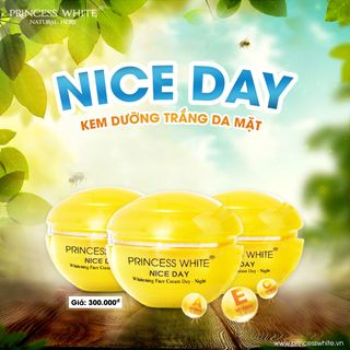 Kem dưỡng trắng da mặt NICE DAY - PRINCESS WHITE
