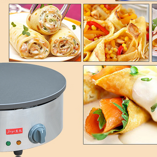Máy làm bánh kếp thái mặt inox