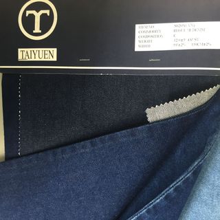 Vải Jean mã S0205H mầu chàm nặng 117OZ khổ 59 15m thành phần cotton 100 không xước số lượng khoảng 28000yds giá chỉ còn 188USD/yd