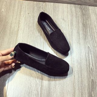 giày mọi trơn nỉ