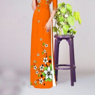 Vải áo dài thiết kế - 203