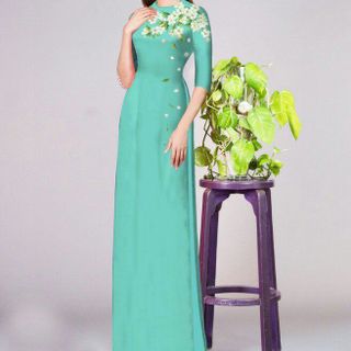 Vải áo dài thiết kế - 205
