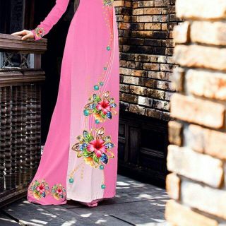 Vải áo dài thiết kế - AD-034