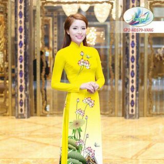 Vải áo dài thiết kế - 379