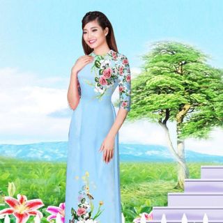 Vải áo dài thiết kế -
