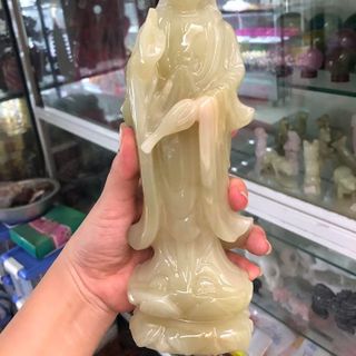 Quan âm đá Ngọc cẩm thạch 25 cm - MSP 865
