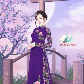 Vải áo dài thiết kế - 303