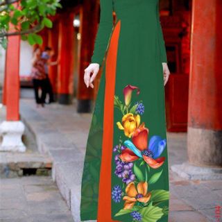 Vải áo dài thiết kế - 0104