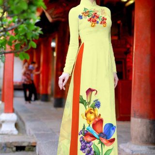 Vải áo dài thiết kế - 0104