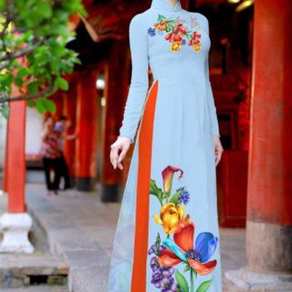 Vải áo dài thiết kế - 0104