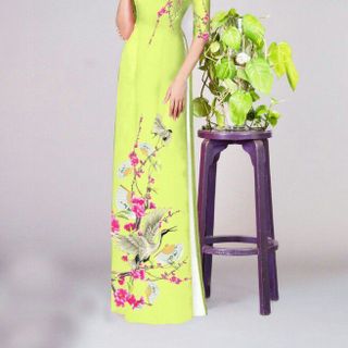 Vải áo dài thiết kế - 305