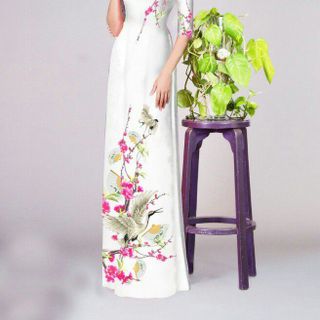 Vải áo dài thiết kế - 305