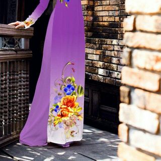 Vải áo dài thiết kế - AD-050