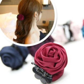 Kẹp tóc hoa hồng