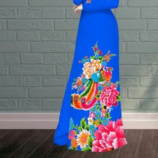 Vải áo dài thiết kế - 015