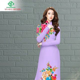 Vải áo dài thiết kế - 015