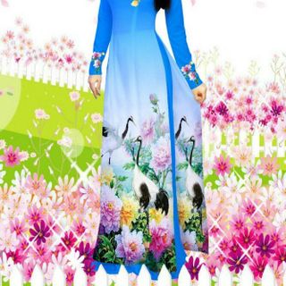 Vải áo dài thiết kế - 320