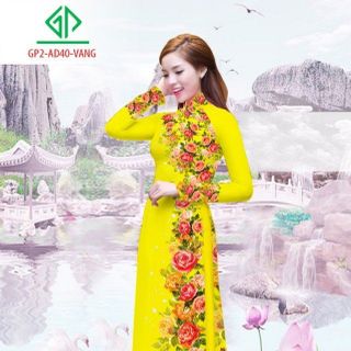 Vải áo dài thiết kế - 040