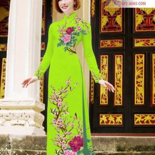 Vải áo dài thiết kế - 065
