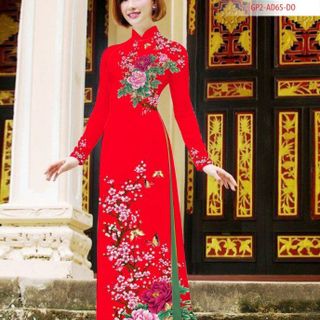Vải áo dài thiết kế - 065