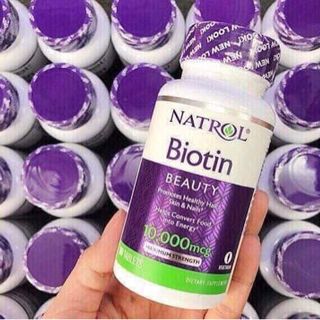 Viên mọc tóc Biotin 10000mcg Natrol giá bán sỉ rẻ nhất