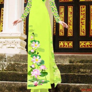 Vải áo dài thiết kế - 069