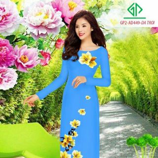 Vải áo dài thiết kế - 449