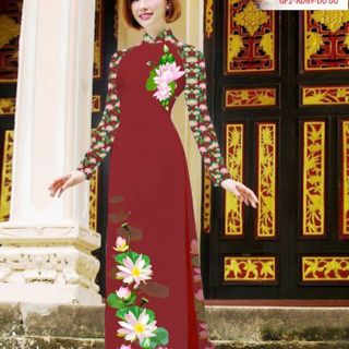 Vải áo dài thiết kế - 069