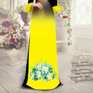 Vải áo dài thiết kế - 458