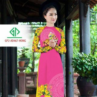 Vải áo dài thiết kế - 467