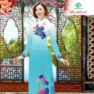 Vải áo dài thiết kế - 076