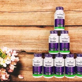 Viên mọc tóc Biotin 10000mcg Natrol giá bán sỉ rẻ nhất