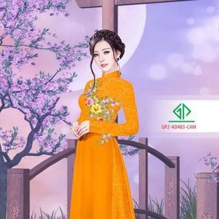 Vải áo dài thiết kế - 483